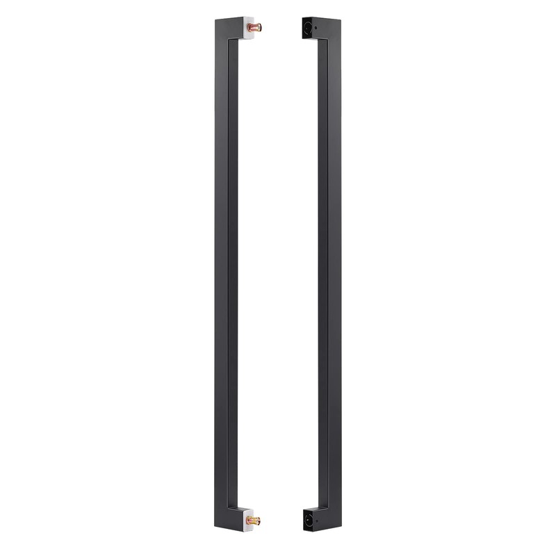 Ranbo Squared-Shaped/Rectangle 60" Large Push Pull Door Handle, Back to