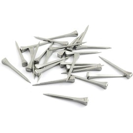 HJTOOK 50pcs Steel 2.1 Inch E6 Horseshoe Nail Stainless Steel Horseshoe Tools for Horse Training Equestrian Sports