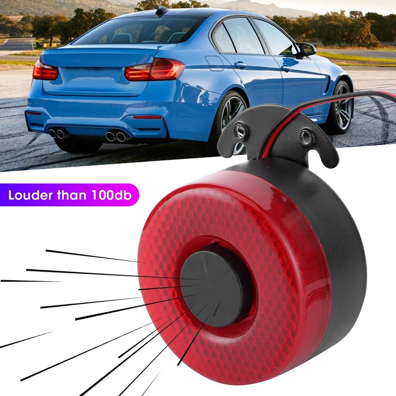 Akozon Car Reversing Warning Fuse Horn Automatic Vehicle Warning Backup