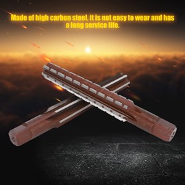2PCS Reamers, 2PCS Rough Fine Morse Taper Reamer High Carbon Steel Set Hand Straight Shank HSS Cutting Tools MT1 Speed