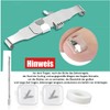 Esshogo 1 Set Ingrown Toenail Tools, Nail Correction Buckle, Patch