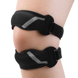 Patella Band, Adjustable Patella Knee Brace, Open Design, Non-slip Basketball Training Equipment, Weightlifting Support for Protection