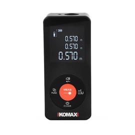 WINTAPE 50 m Laser Rangefinder, Digital Spirit Level Distance Meter with LCD Backlight, M/In/Ft, Pythagoras