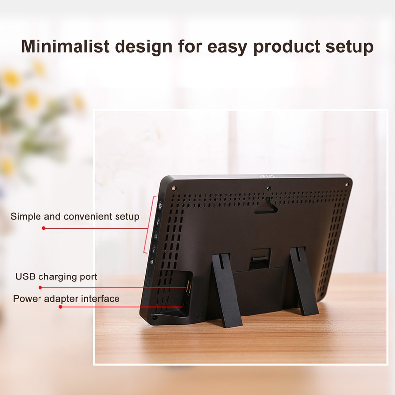 Smart Weather Clock WiFi Wireless Digital Weather Clock for Temperature