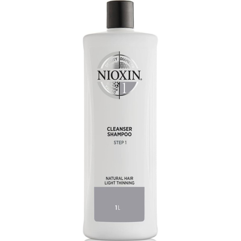 Nioxin System 1 Cleanser Champú, 1000 ml