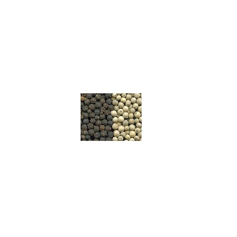 Loose 700gm Two Mix Black & White Pepper Corns Premium