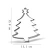 13.8 cm Christmas Tree with Star Cookie Cutter – Stainless
