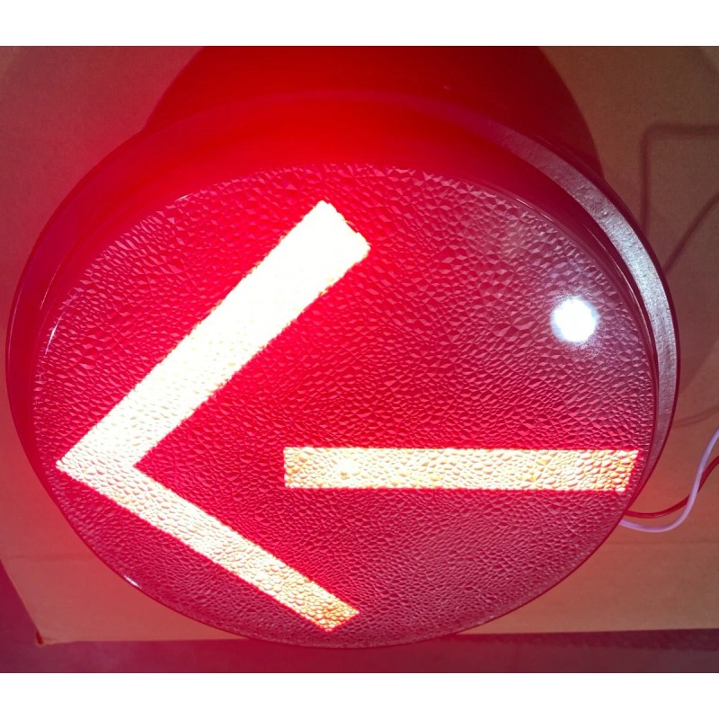 Duralight Trastar 12" LED Traffic Signal Light Red Arrow NEW