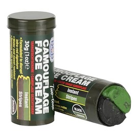 Two-Tone Camo Face Cream (Green/Black)