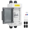 Pjerjzn Solar Panels Disconnect Switch 30A 400VDC PV Shut Off