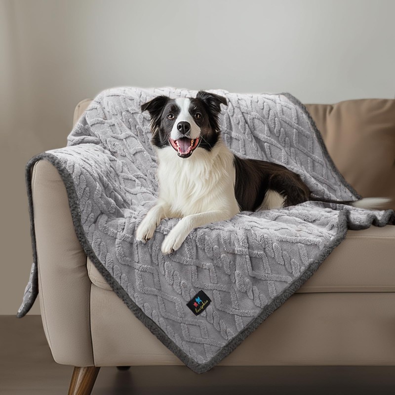 Luciphia Waterproof Pet Blanket, Liquid Pee Proof Dog Blankets for