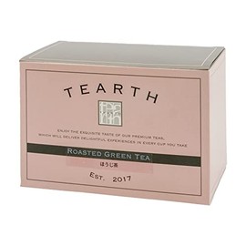 TEARTH Japanese Tea Hojicha Tea Bags, Individually Packaged 25 Bags
