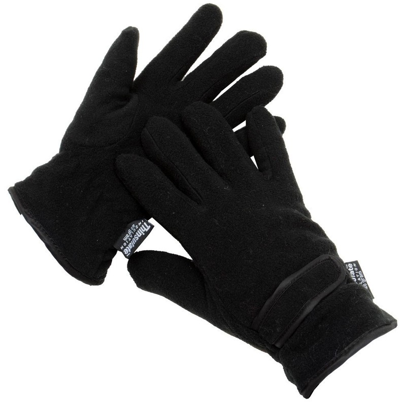 Ladies Thinsulate Insulation Winter Fleece Outdoor Gloves One Size -