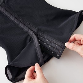 GUNZE TC6356B Body Shaper, Flat-tuche Tuche, Waist Shape, Women's Shapewear, Black