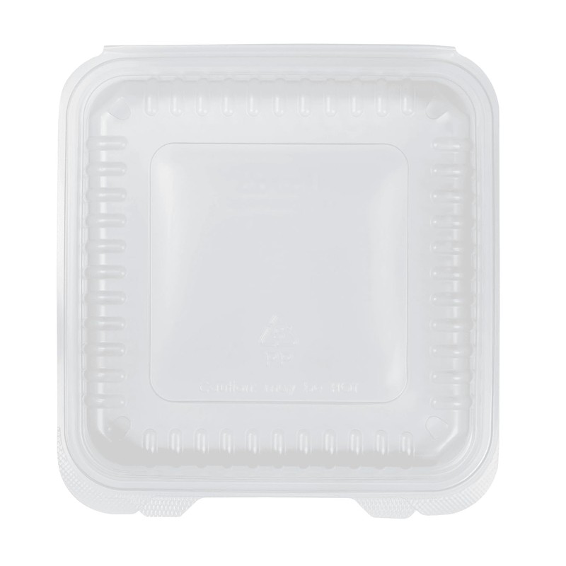 Karat FP-HC99PP-1C 9"x 9" PP Hinged Containers - (Case of