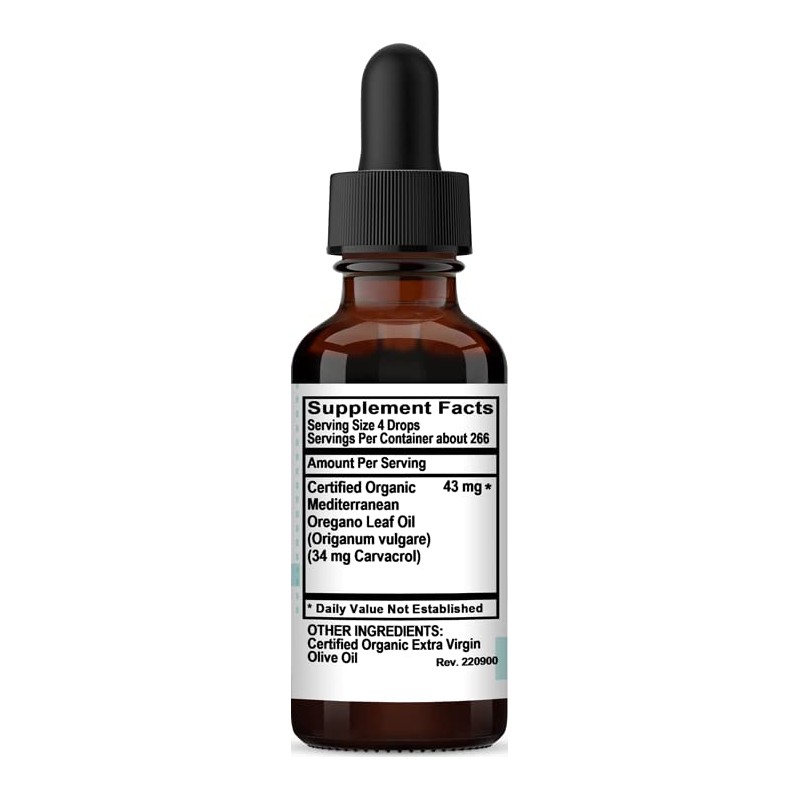 Kovite Organic Oregano Oil 80% Liquid Extract - 1 oz