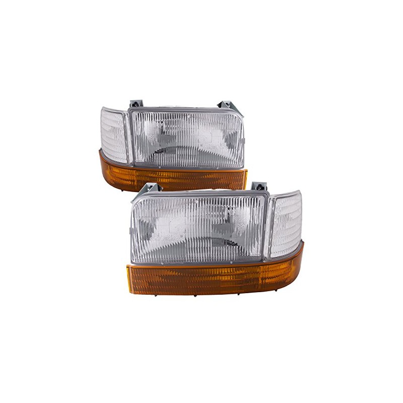 HEADLIGHTSDEPOT Six Piece Headlight Set Compatible with Newmar Dutch Star