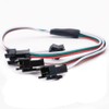 5pcs 15cm 3pin SM Splitter JST Connector Male and Female