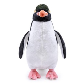 RLOMUTE 11.8 Inch Yellow-eyed penguin Plush Toy Realistic Stuffed Sea Animal Super Soft Cute Birthday Companions Bedroom Car Home Decor Collectible Gift for kids Boys Girls