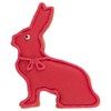 Staedter Sitting Rabbit Cookie Cutter, Silver