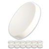 XILMARK Yoghurt Lids Compatible with Yoghurt Jars 125 grs (Edeka,