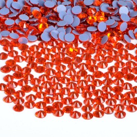 Bymitel Hotfix Rhinestones Bulk Crystal Hot Fix Rhinestones for Crafts Clothes DIY Decoration (Hyacinth, 3mm SS12/2880pcs)