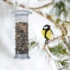 Relaxdays Bird Feeder Set of 2 for Peanuts, Mealworms, for