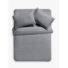Ev Dekor® Double Duvet Cover Set Hotel Quality Stripes Satin