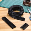 Nuanchu 1 Pcs Hardware U Shaped Rubber Door Bottom Sweep