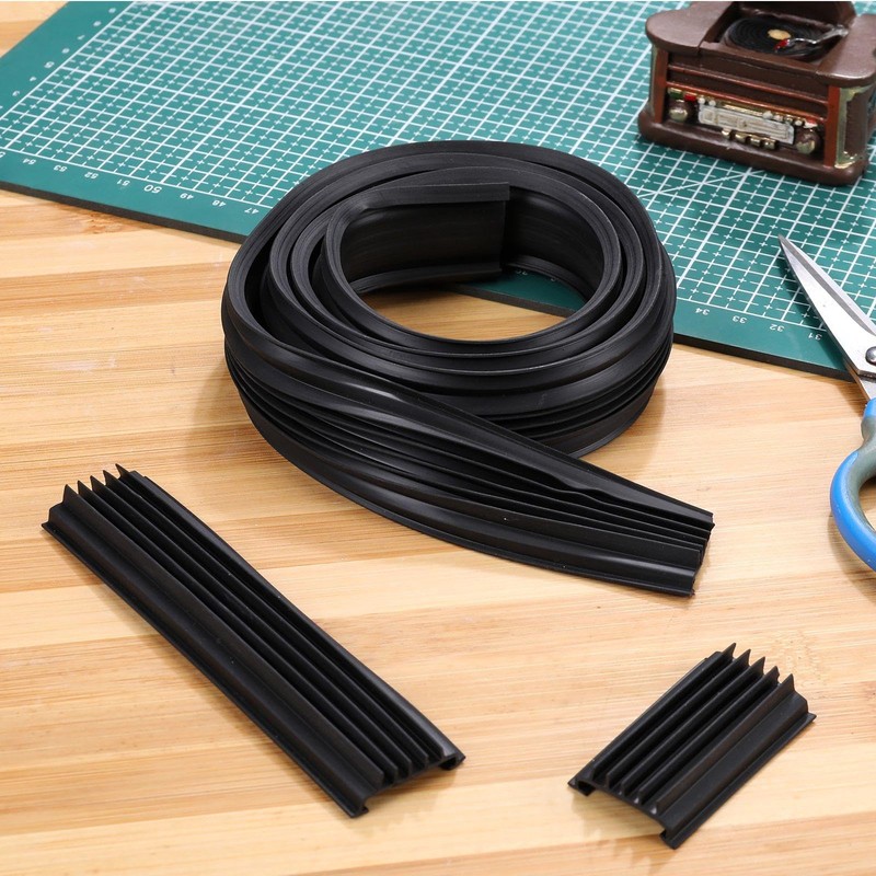 Nuanchu 1 Pcs Hardware U Shaped Rubber Door Bottom Sweep