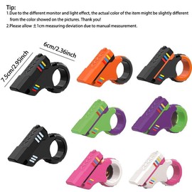 3D Printed Decompression Slider Toy, 1 Count EDC Finger Spinner Toy, Stress Relief Toy for Adults & Teens,¬†Durable Novelty Toys for Gift, Mother's Day Gift, Gift for Mom:_Purple_1 Count 