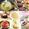 WANBAO 80 Pcs Mini Cake Boards Mousse Cupcake Base, Gold