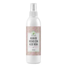 Agua De Rosas Con Aloe Vera Con Vitaminas A Y C (500ml)