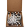SKIR'CO (15 pcs) Zinc Plated Roofing Screws 6.3 x 90