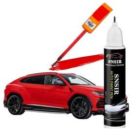 SNSIR Red Touch Up Paint For Cars, Automotive Car Paint Pen Scratch Repair Two-In-One Touch Up Paint, Premium Car Scratch Remover for Deep Scratches 0.4 fl oz (Red)