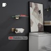JQK Champagne Bronze Toilet Paper Holder, 5 Inch Tissue Paper