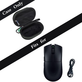 Mouse Case for Razer Viper V3 HyperSpeed/Viper V3 Pro/Razer Viper V2 Pro/DeathAdder V2 & V2 Pro/DeathAdder Essential Gaming Mouse - Hard Protective Travel Carrying Storage Bag (Black)