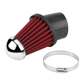 Filtro de Entrada de Entrada de Aire de Coche de 63 MM / 2,5 Pulgadas, Limpiador de Espuma de Hongo, Filtro de Aire de Abrazadera Universal de Alto Fl