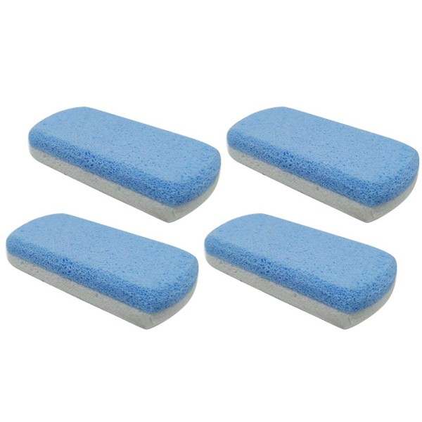 HEALLILY Pack of 4 Foot Pumice Stone Cleaning Stone Foot Exfoliating File Scrubber Feet Hard Pedicure File Block Skin Callus Remover Scrubber for Women Men