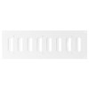Steinberg14 White 300x100mm / 12x4 inch Adjustable Sliding Hit and