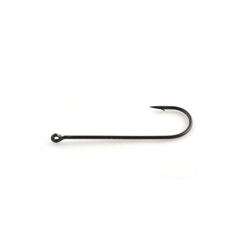Phoxinus Aberdeen Sea Fishing Hooks, Black, 50 Pack, Size 1/0