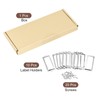 sourcing map Pack of 10 Metal File Name Cards Frame