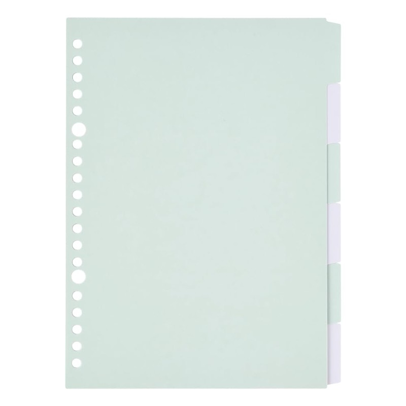 Noritsu NTK1222 NOLTY Notebook Kukuru A5 Index Sheet, Green