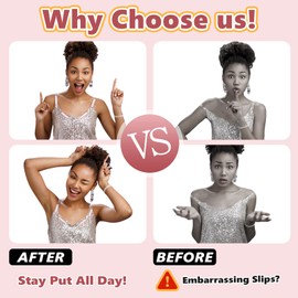 120 Strips (2 Sizes-Pack Combo) Double Sided Tape for Clothes Fashion Tape for Clothing Body Tape, Skin & Fabric Friendly, Strong Adhesive for Women Dressed, Hypoallergenic & Waterproof