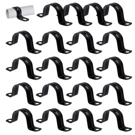 1-1/4 Inch Rigid Pipe Strap Clamps for Holder Pipe or Cable (20pcs)
