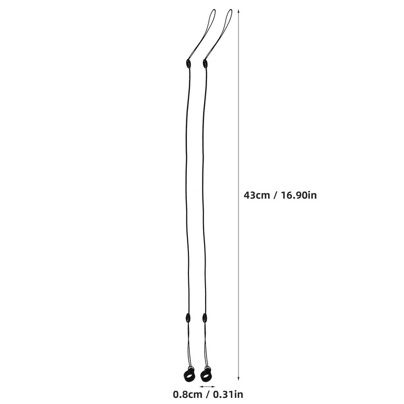 Veemoon 10pcs Pen Lanyards with Ring for Secure Signature Pen