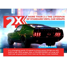 VViViD ColorFusion PPF by VViViD, Gloss Urban Green Dry Apply PPF Vinyl Car Wrap Roll 1ft x 5ft