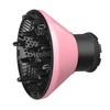 Universal Hair Diffuser Adaptable Hair Dryer Attachment for Blow Dryer Nozzles from 1.7 to 2.2 inch Diameter (Pink)