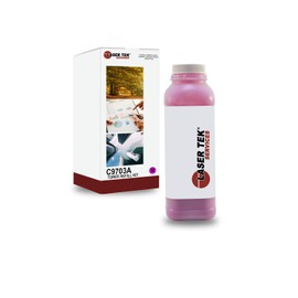 Laser Tek Services Compatible Toner Refill Kit Replacement for HP 121A C9703A Works with HP Color Laserjet 1500 2500 2500n Printers (Magenta, 1 Pack) - 4,000 Pages