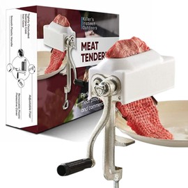 Commercial Meat Tenderizer Cuber Heavy Duty Steak Flatten Tool Meat Tenderizer Tool Meat Grinder Attachment Clamp-on Meat Tenderizer Rolling Meat Tenderizer